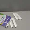 6 Gallon 70 pcs Clear Trash Bags Strong Clear Garbage Bags, Bathroom Trash Can Bin Liners, Plastic Bags for Office Home Kitchen, Fit 6 gallon,7 gallon Waste Basket Liner 5,6,7 Gal(6G70Clear)