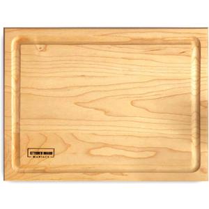 Maple Wood Cutting Boards for Kitchen 14x10 | Hardwood Kitchen Board that Serves as a Wooden Block for Your Kitchen