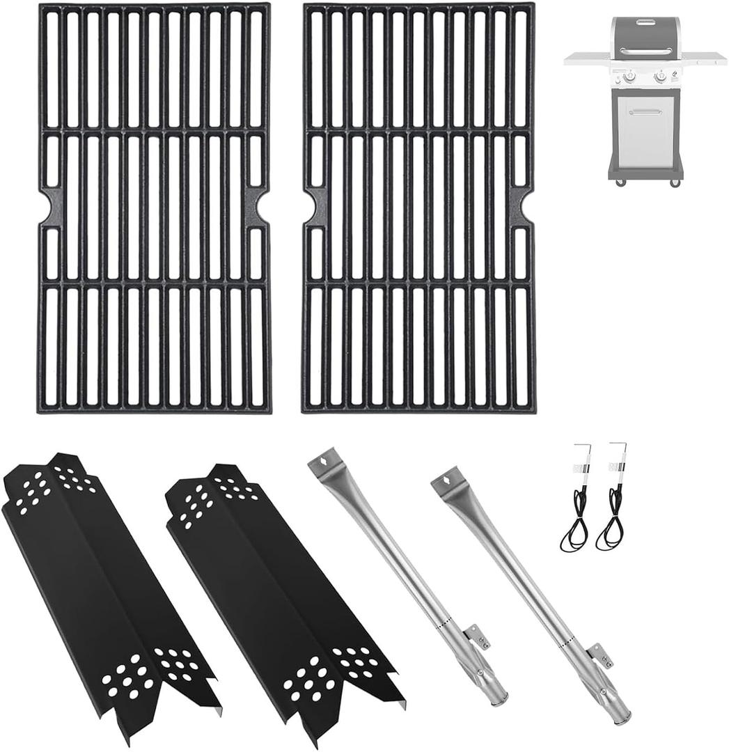 Replacement Parts Kit for Nexgrill 2-Burner 720-0864 720-0864M, Grill Parts Kit for Megamaster 720-0864MA, Grill Grate Kit for Nexgrill Replacement Parts