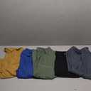 ZITY 5 Pack Mens Polo Shirt Short Sleeve Sports Golf Tennis T-Shirt Moisture-Wicking Summer Shirts (M)