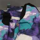 Teen Insulated Ski Bib,Waterproof Snow Overalls, Adjustable Suspenders, Reinforced Kick Patches Purple Tie-dye, 15-16Years