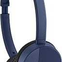 JVC HA-S23W Wireless Headphones - On Ear Bluetooth Headphones, Foldable Flat Design, 17-Hour Long Battery Life (Blue)