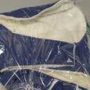 Malier Dog Winter Coat, Windproof Dog Cold Weather Coats with Real Pocket, Winter Extra Warm Pet Coat Fleece Jacket Reflective Clothes for Small Medium Large Dogs and Puppy (Blue, XX-Large)