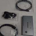 USB C KVM Switch 2 Monitors 2 Laptops, 4K@60Hz USB C Dual Monitor KVM Switch for 2 laptops to Share 2 Monitor and 4 USB3.0 Devices, 80W PD Charging, Wired Remote and Cables Included