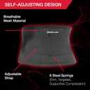 MUELLER Sports Medicine Adjustable Back Brace, Ideal for Upper and Lower Back Pain, Relief & Support for Men and Women, Strains, Sciatica, Scoliosis, Black