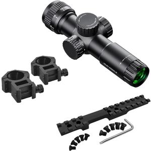 Gotical Picatinny Rail Mount for Savage Rascal Rifles with Ejection Port Cut-Out (Rail, Scope Rings & 4x30 AO-Scope)