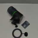 Automatic Fish Feeder for Aquarium, Auto Fish Food Dispenser with Timer and Feeding Ring, Moisture-Proof, Smart Fish Tank Vacation Feeder with 2 AAA Batteries (Black)