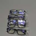 Gaoye Professional Reading Glasses for All Day - Computer Readers with Blue Light Protection - Value Pack (B1-5 Pack Light Black)