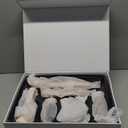 7 in 1 Automatic Curling Iron Interchangeable Barrels -0.5",1", 1.25", 1.5" Curling Wand, Hair Crimper & Straightening Brush,& Rotating Curler, 300M Negative Ions & Dual Voltage, Home & Travel