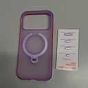 TORRAS Ostand Q3 Air for iPhone 17 Pro Case 6.3'' with Stronger Magnetic Stand, Fit for Magsafe, Airbags Miltary Protection, Camera Control for iPhone 17 Pro Case, Shockproof & Stylish, Purple