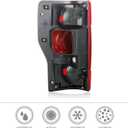 Halogena Tail Lights w/Blind Spot(Module NOT Included) Compatible with 2020 2021 2022 Ford F250 F350 F450 Super Duty TailLight Rear Brake Lamp Signal Assembly Right Passenger Side,FO2801279