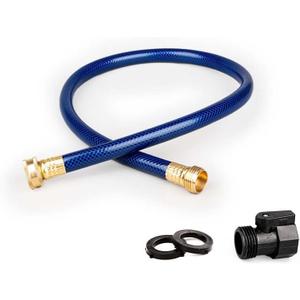 5/8" PVC Hose - Kink-Resistant - Leak-Free & Durable for Garden (3FT, Blue)