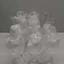 Set of 12 Unbreakable Acrylic Glasses with Stem, 19 oz Plastic Glasses Reusable Clear Goblet BPA-Free for Outdoor Drinking, Pool, Travel, Camping or Picnic Gift Supplies (Goblet)