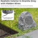 Theater Solutions 4R4G Outdoor Granite Rock 4 Speaker Set for Deck Pool Spa Patio Garden