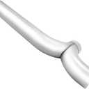 Universal 5" Exhaust Elbow Splitter Pipe, 5" Inlet (OD) 5" Outlet (OD), Aluminized Y Pipe