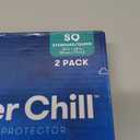 Serta Power Chill Cooling Pillow Protectors, Stain Resistant and Zippered Pillow Protector, Protects Pillow from Dust and Dirt (2 Pack), Standard/Queen 20inch x 28inch, White