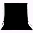 Black Backdrop for Photography Portrait Background Screen for Photo Backdrop Video Photography Studio (10x20ft, Black)