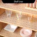 Shelf and Drawer Liners for Kitchen, Non Adhesive Cabinet Liner, 23.6"W x 118"L