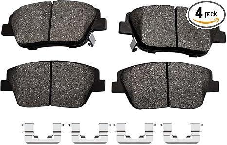 PM Auto Front Brake Pads Replacement For 2011-2016 KIA Optima, Set of 4 Ceramic Brakes Pads