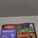 50L16'' 2 Pack Christmas Window Silhouette Lights DecorationsChristmas Sculpture,Including: Reindeer x1,Santa in Sleigh x1