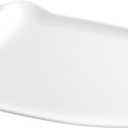 Dexas Chop & Scoop Cutting Board, 11 by 15 inches, White with Black Handle