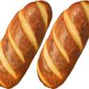 zhidiloveyou 2PCS 11.8" Bread Pillow Plush Funny Stuffed Bread Shaped Toy Gift for Kids Adults