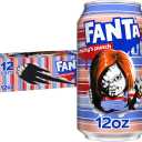 Fanta Fruit Punch Caffeine Free Soda Soft Drink, Chucky's Punch Halloween Edition, 12 fl. oz. Cans, 12 pack, BBD May/04/26