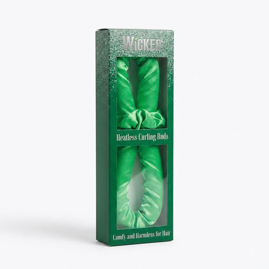 WICKED Satin Ribbon Hair Curlers 3Pack