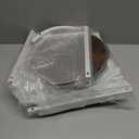 OYEAL Water Dispenser Stand 5 Gallon Water Cooler Jug Storage Rack Water Filter Stand with 2 Storage Shelves, Modern Flower Shelf Display for Home Kitchen Office Space Save, Rustic Brown & White