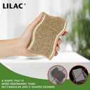 LILAC 12 Pack Natural Cellulose Sponges for Dishes - Non-Scratch Kitchen Scrub Sponges - 100% Biodegradable & Eco-Friendly Cleaning Sponges for Non-Stick Cookware, Bathroom & Household