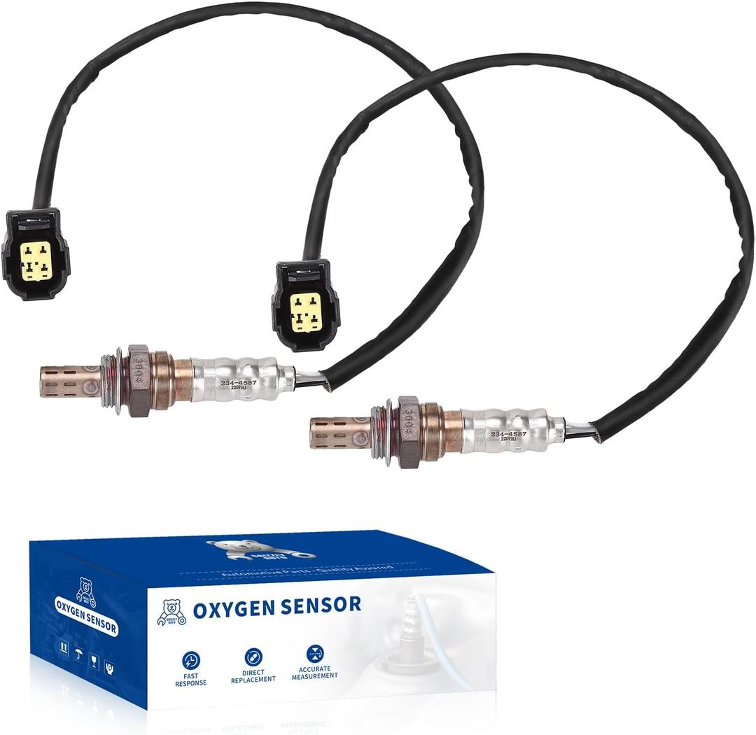 O2 Oxygen Sensor 234-4587 Upstream and Downstream Compatible with Dodge 2008-2010 Avenger 2009-2010 Challenger 2005-2010 Dakota Chry Ram VW Routan Grand Cherokee 6.1L V8 Replace 05149171AA Set of 2