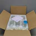 16.9 oz/500 ml Coffee Syrup Dispenser Set - 6 Glass Bottles with Gold Pumper and Syrup Labels - Precise Dispensing and Stylish Addition to Coffee Shop, Cafe or Home Bar