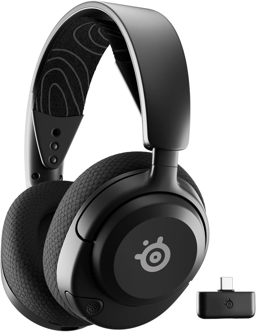 SteelSeries Arctis Nova 5 Wireless Multi-System Gaming Headset - Neodymium Magnetic Drivers [Bluetooth]  (Black)