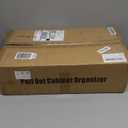 Pull out Cabinet Organizer, 2pack, Expandable(12"20") Heavy Duty Slide out Drawers Fixed with Adhesive Nano Film for Pots, Roll out Shelf Storage for Kitchen Base Cabinet Organization (3 Rails)