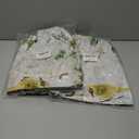 2 x Rectangle Picnic Table Cloth, Elastic Waterproof Fitted Vinyl Tablecloths for 4 Foot Tables, Wipeable Flannel Backed Table Covers for Dining, Camping, Outdoor(Magpie,24"x48")