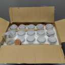 Brajttt Mini Yogurt Jars 30 Pack, 7 oz Glass Favor Jars with Cork Lids, Pudding Containers with Lids, Mason Jar Wedding Favors Honey Pot with Label Tags and String