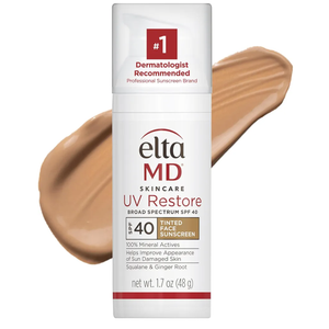 EltaMD UV Restore,Face Sunscreen, SPF 40, Mineral Sunscreen for Sun Damaged Skin Repair, Anti-Aging Zinc Oxide Sunscreen Formula