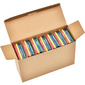 Madisi Crayons Bulk Pack, Regular Size, 4 Colors, 150 Packs, 600 Count