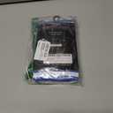 ToBeInStyle Women's Thin Horizontal Stripe Opaque Tights Pantyhose - Regular or Plus (Royalblue/White)