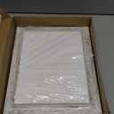 Hongkee 8x10 Picture Frame Set of 2, Made of Real Glass and Distressed White Wooden Frame - Display Picture 5x7 with Mat or 8x10 Without Mat, 8 by 10 Photo for Wall or Tabletop