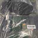 TURSTIN 8 Pack 8 Inch Furniture Legs Plastic Sofa Couch Legs Square Tapered Feet Sofa Legs with M8 T-Nuts Screws for Legs Sofas Chairs Cabinets Dressers Beds, Black