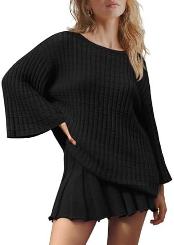 LAMISSCHE Womens Sweater Long Sleeve Knit Top  S