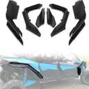 ECOTRIC Extended Fender Flares Compatible with 2017-2023 Can Am Maverick X3 Max/RR/Turbo/ 1000 Max Front & Rear Mud Flaps Mud Guard Replacement for 715002973 (6PCs)