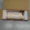 Travel Electric Kettle Portable Mini Kettle,Small Hot Water Boiler with 4 Temperature Settings,304 Stainless Steel,Fast Boiling Water with Auto Shut-Off and Boil Dry Protection,400ml (Beige, 400ML)