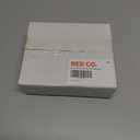 Red Co. 1.8" Decorative Mini Golden Glass Star Hanging Christmas Tree Ornaments, Holiday Season Dcor, Set of 6