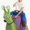 Spooktacular Creations Halloween Inflatable Costume Gnome Ride On Snail Suit, Animal Blow Up Outfit for Cosplay Parties