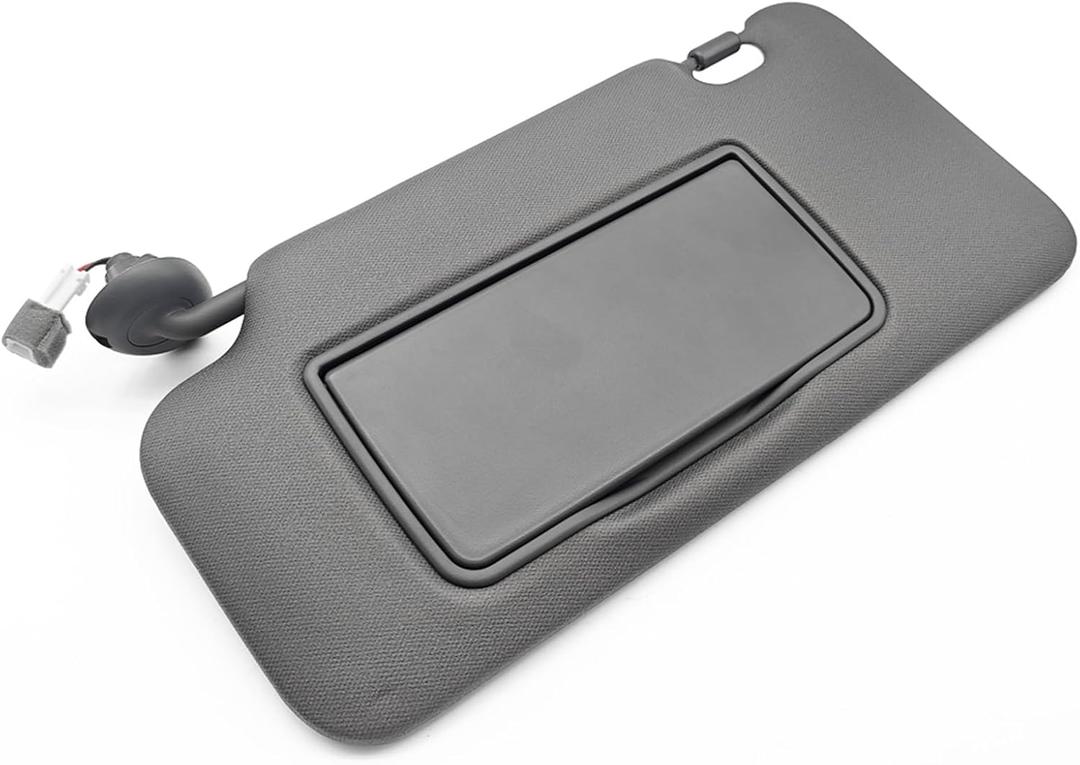 Driver Side Sun Visor Compatible with HR-V EX-L EX LX Sport 2016-2022 Replace 83280-T7W-A12ZA Front Left Side Sun Visor Dark Black Gray