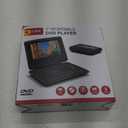 GPX PD701B PD701B Standard Portable DVD Player with 7-in. Swivel Screen and Remote