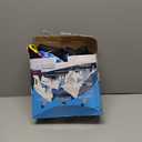 Snow Tube,48 Inch Big Heavy-Duty Inflatable Snow Sled with Premium Canvas Cover for Kids Adults,Thickened Hard Bottom Sleds for Snow with Detachable Tow Strap,Winter Outdoor Fun Snow Toys Gifts (Colorful)