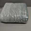 Large Bathroom Rugs Non Slip, Chenille Bath Mat Shower Rug Soft Water Absorbent Bathmat Bath Rug in Front of Bathtub Sink Bathroom Floor, Quick Dry Machine Washable, 24" x 43" Sea Green